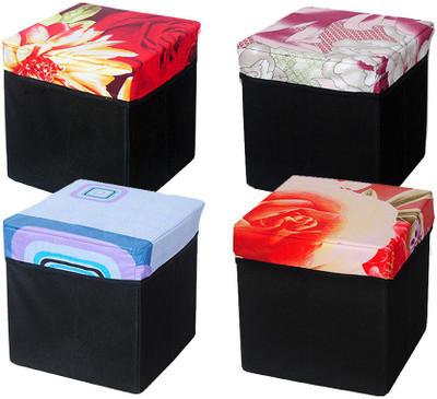 42% OFF on Christy's Collection Storage Cum Stool Multicolor