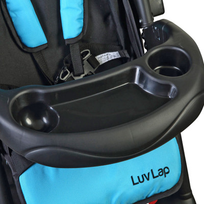Luvlap Sports - Baby Stroller (Black, Orange) 