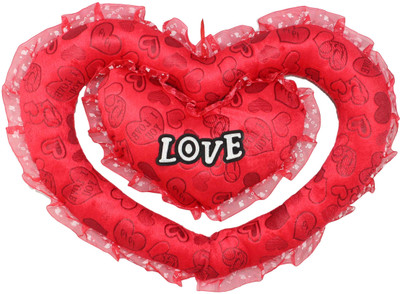 66% OFF on Cuddles Romantic Red Heart in Heart - 42 cm 66% OFF on Cuddles Romantic Red Heart in Heart - 42 cm