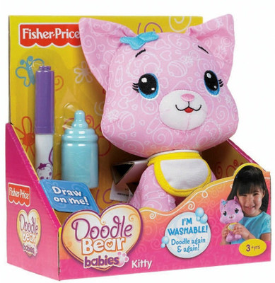 Fisher-Price Doodle Bear Pets - Kitty - 7 inch