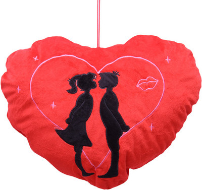 65% OFF on Gallibazaar Red And Black Buff Pillow - 12 inch