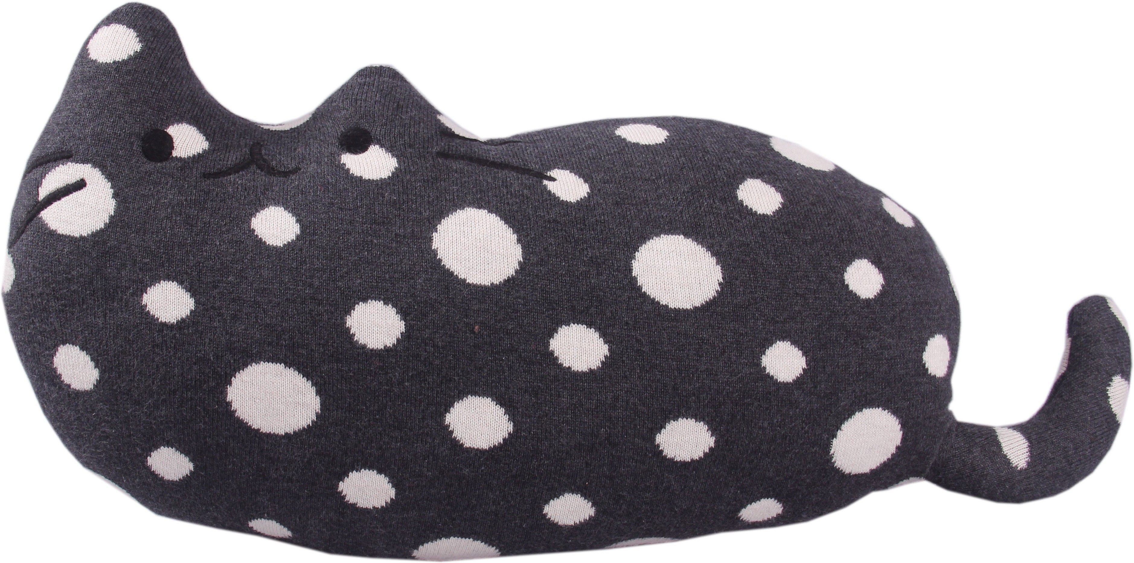 14% OFF on S9home by Seasons Black/White Fat Cat Soft toy cushion - 8 inch