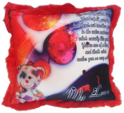 32% OFF on MFT Square Greeting Cushion My Love Teddy - 18 inch