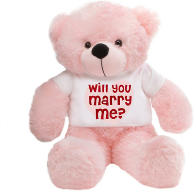30% OFF on Grabadeal Big Teddy Bear wearing a Will You Marry Me T-shirt - 24 Inch