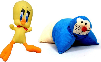 57% OFF on Saugat Traders Tweety with Doraemon Pillow - 11 Inch 57% OFF on Saugat Traders Tweety with Doraemon Pillow - 11 Inch