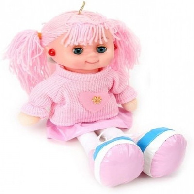48% OFF on SCG Woolen haired realistic faced doll which attracts your kids - 35 cm