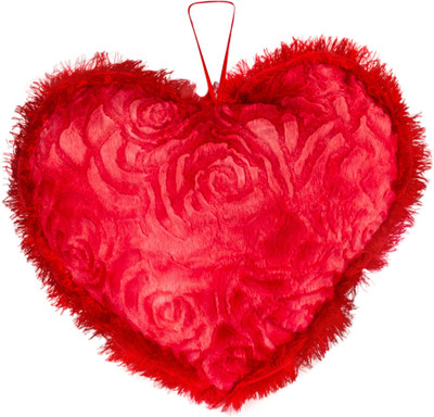 50% OFF on Glitters Valentines Appealing Red Heart With A Fur Boundary - 15 Inch 50% OFF on Glitters Valentines Appealing Red Heart With A Fur Boundary - 15 Inch