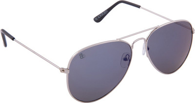 53% OFF on Black Burn Aviator Sunglasses
