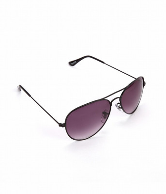 64% OFF on Black Aviator Sunglasses
