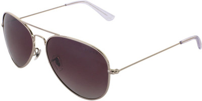 69% OFF on Xross X-006-C10-59 Polarized Aviator Sunglasses