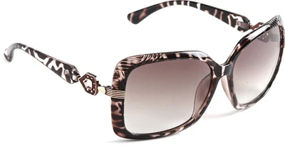 54% OFF on Stol'n Stylish Purple&Black Over-sized Sunglasses