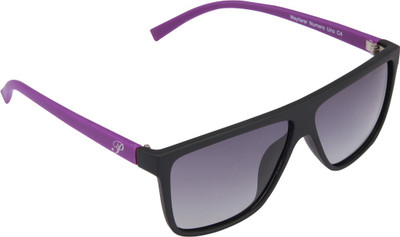 42% OFF on Panache Matte Black-Purple frame-Grey Gradient Polarised Lens Wayfarer Sunglasses 42% OFF on Panache Matte Black-Purple frame-Grey Gradient Polarised Lens Wayfarer Sunglasses