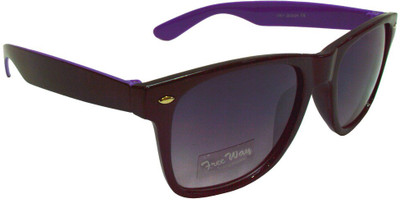 37% OFF on Goggy Poggy FW401-BLK-PUR Wayfarer Sunglasses
