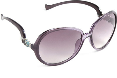 37% OFF on Stol'n Stylish Purple Over-sized Sunglasses
