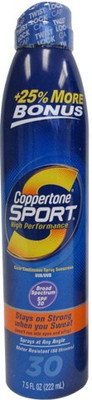 38% OFF on Coppertone Sport Accuspray Sunscreen Broad Spectrum - SPF 30 PA++ 38% OFF on Coppertone Sport Accuspray Sunscreen Broad Spectrum - SPF 30 PA++