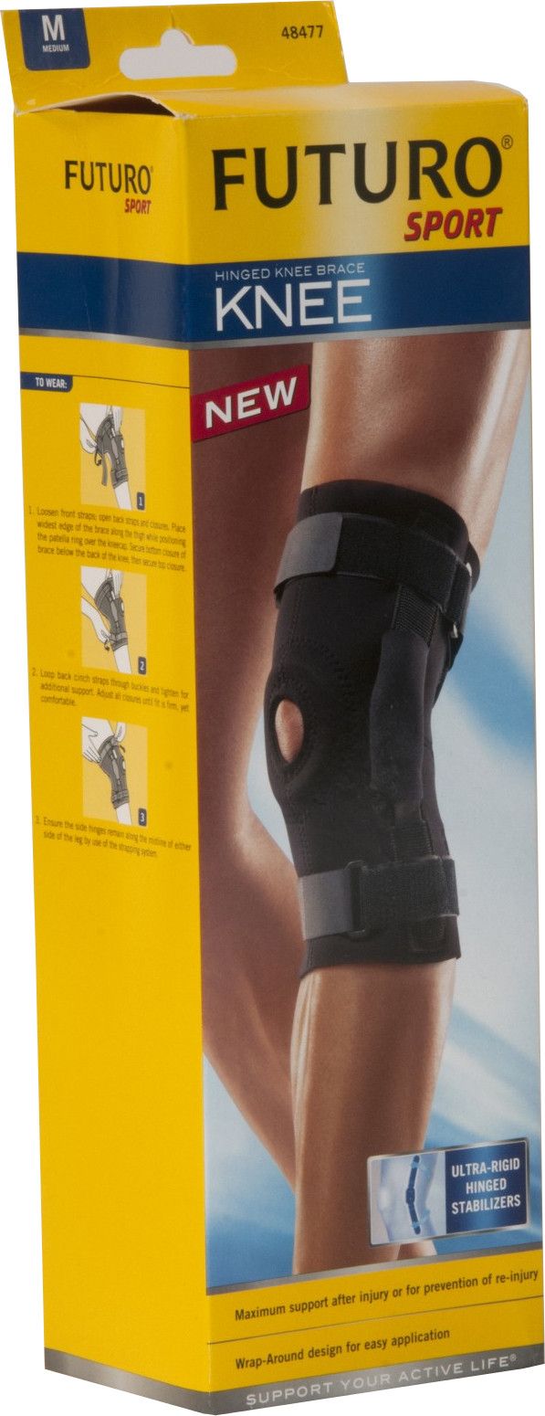 Futuro Hinged Knee Brace Knee Support (M, Black) Buy Futuro Hinged