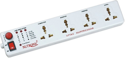 6% OFF on Nutronic Spike Gaurd 4 Strip Surge Protector 6% OFF on Nutronic Spike Gaurd 4 Strip Surge Protector
