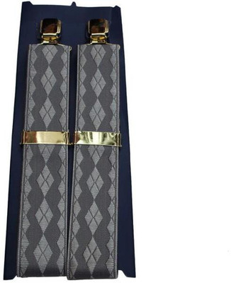 44% OFF on Winsome Deal Y- Back Suspenders for Men Grey