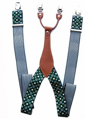 74% OFF on Winsome Deal Y- Back Suspenders Green