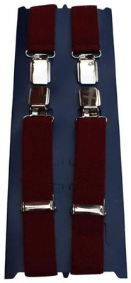 Winsome Deal X- Back Suspenders for Men Maroon Winsome Deal X- Back Suspenders for Men Maroon
