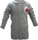 49% OFF on Via Italia Solid Round Neck Casual Baby Girl's Sweater
