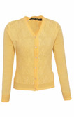 25% OFF on Yellow Apple Self Design V-neck Casual Girl's Sweater