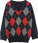 40% OFF on Beebay Geometric Print V-neck Festive Baby Boy's Sweater 40% OFF on Beebay Geometric Print V-neck Festive Baby Boy's Sweater