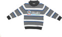 Camey Striped Round Neck Casual Baby Boy's Sweater
