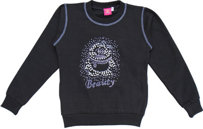 45% OFF on Sweet Angel Full Sleeve Solid Girl's Sweatshirt