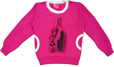45% OFF on Sweet Angel Full Sleeve Solid Girl's Sweatshirt