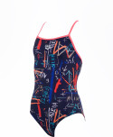 30% OFF on Arena Stamp Youth Printed Girl's Swimsuit