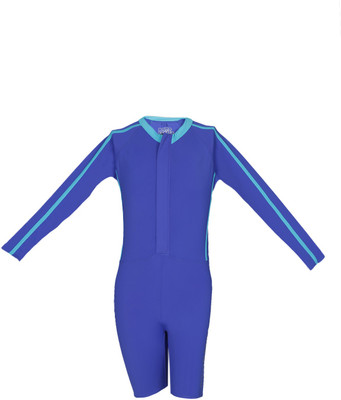 Aquamagica Kids Knee Length Rash Suit Solid Boy's