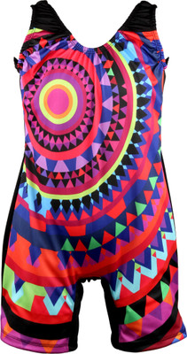 Mitushi Products Swimwear Geometric Print Girl's