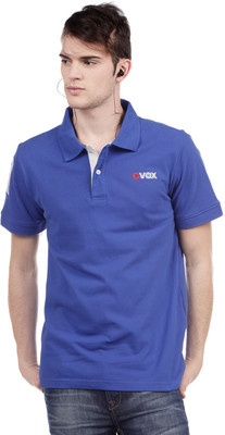 55% OFF on C.Vox Solid Men's Polo T-Shirt