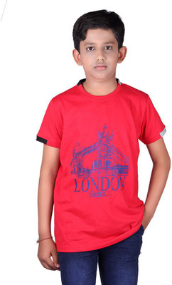 41% OFF on Vivid Bharti Printed Boy's Round Neck T-Shirt