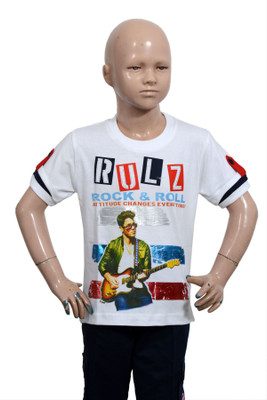 10% OFF on Puppet-Nx Printed Boy's Round Neck T-Shirt