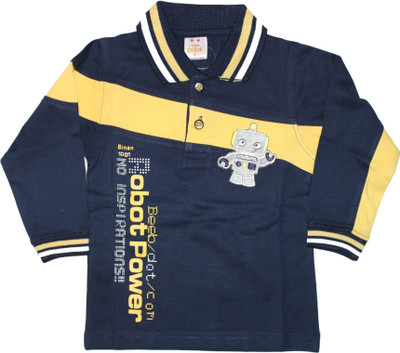 Cotlor Self Design Baby Boy's Polo T-Shirt Cotlor Self Design Baby Boy's Polo T-Shirt