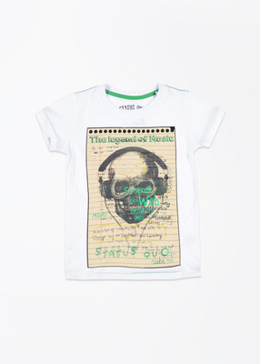 50% OFF on Status Quo Cubs Printed Boy's Round Neck T-Shirt