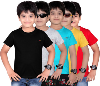 46% OFF on Dongli Solid Boy's Round Neck T-Shirt 46% OFF on Dongli Solid Boy's Round Neck T-Shirt