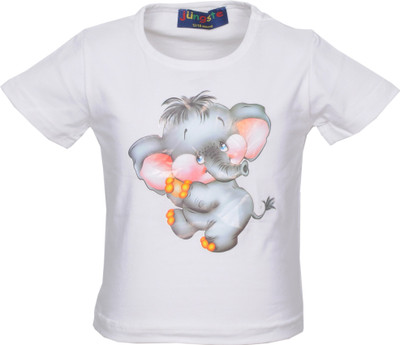 49% OFF on Jungste Animal Print Baby Boy's Round Neck T-Shirt