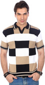 Stride Checkered Men's Polo T-Shirt