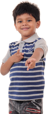 35% OFF on Bio Kid Striped Baby Boy's Polo T-Shirt