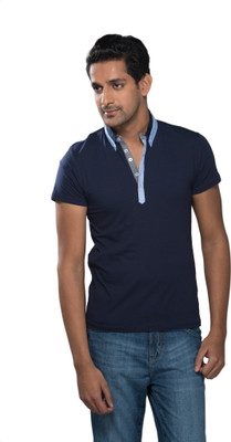 50% OFF on Mavango Solid Men's Polo T-Shirt