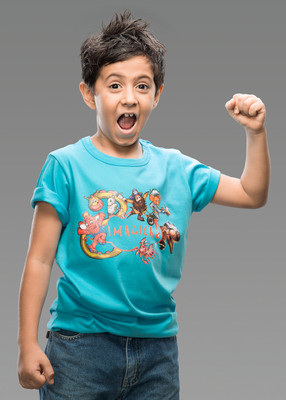 Imagica Printed Boy's Round Neck T-Shirt