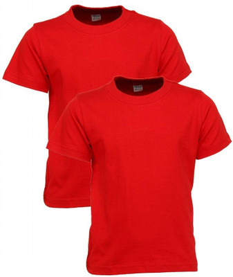 57% OFF on Gkidz Solid Boy's Round Neck T-Shirt