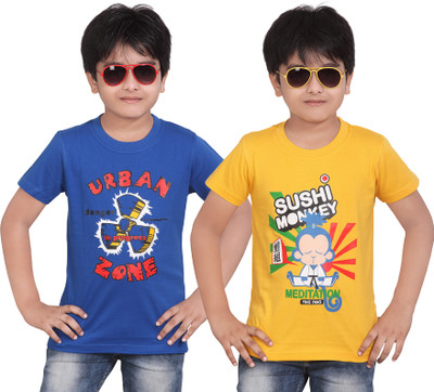 60% OFF on Dongli Printed Boy's Round Neck T-Shirt