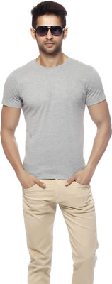 32% OFF on Gritstones Solid Men's V-neck T-Shirt 32% OFF on Gritstones Solid Men's V-neck T-Shirt