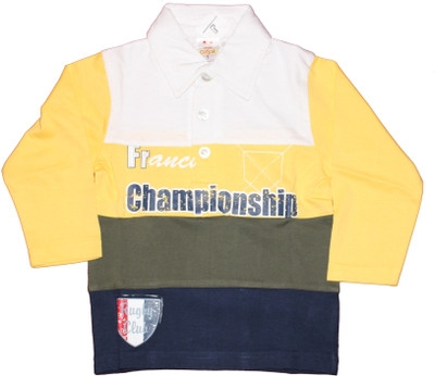 Cotlor Striped Baby Boy's Polo T-Shirt Cotlor Striped Baby Boy's Polo T-Shirt