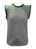 74% OFF on Tick Lish Striped Boy's Round Neck T-Shirt