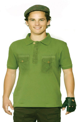 41% OFF on Do U Speak Green Solid Men's Polo T-Shirt